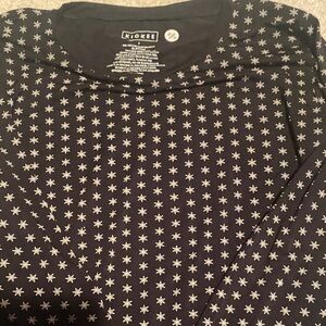 Kickee Pants long sleeve tiny snowflakes tee